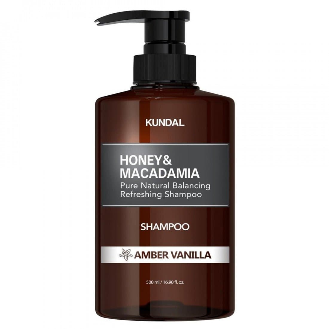 Шампунь для волос KUNDAL honey & macadamia amber vanilla 500 ml