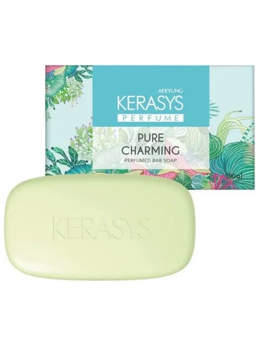 Мыло косметическое Kerasys perfumed bar soap pure charming 90 гр.
