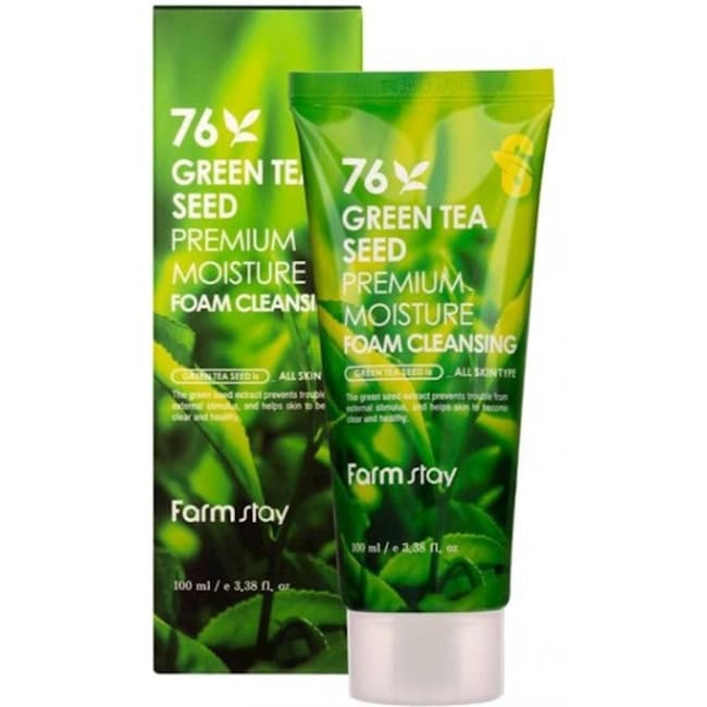 FarmStay foam cleansing green tea 100 ml