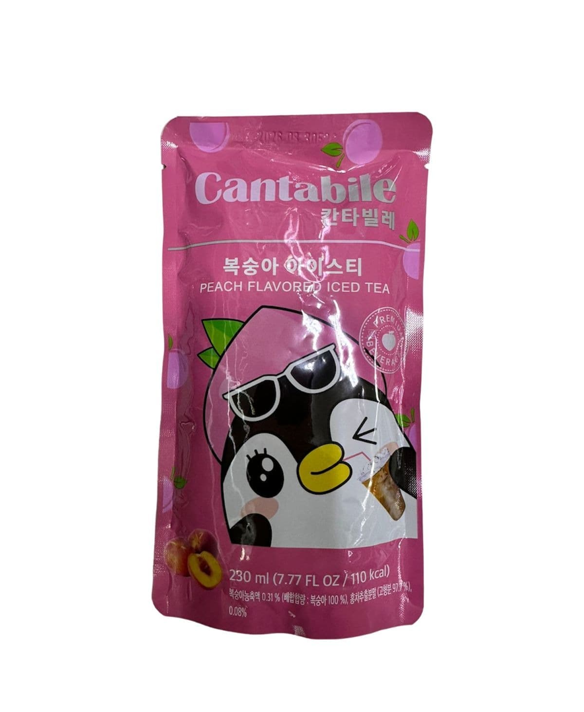 Напиток Cantabile со вкусом персика 230мл