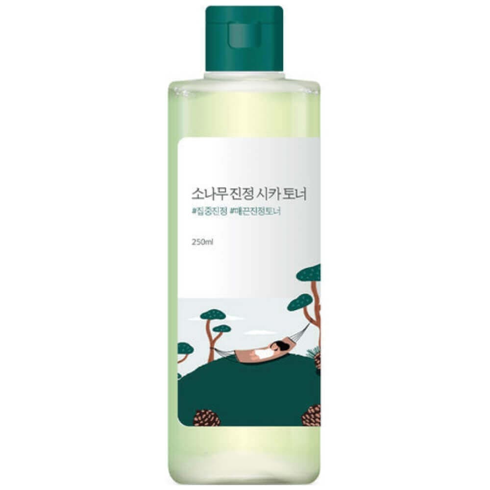 Round Lab Pine Calming CICA Toner тонер успокаивающий с экстрактом сосны и центеллы 250 мл