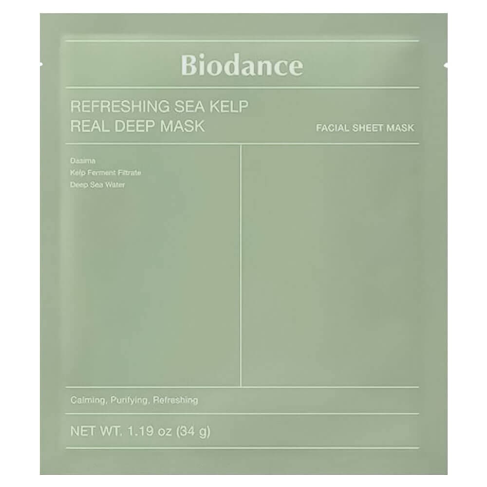 Biodance Refreshing Sea Kelp Real Deep mask 34 g гидрогелевая маска с морской ламинарией